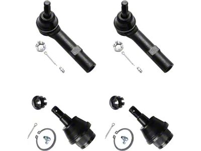 Front Lower Ball Joints with Outer Tie Rods (07-13 Sierra 1500 w/ Steel Control Arms)