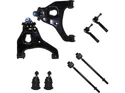 Front Lower Control Arms with Ball Joints and Tie Rods (99-06 2WD Sierra 1500 w/ Front Coil Springs)