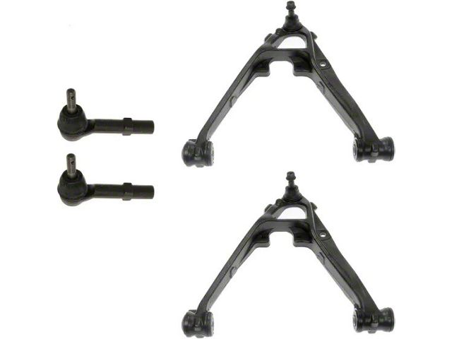 Front Lower Control Arms with Outer Tie Rods (07-13 Sierra 1500 w/ Stock Cast Iron Lower Control Arms)