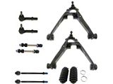 Front Lower Control Arms with Sway Bar Links and Tie Rods (07-13 Sierra 1500 w/ Stock Cast Iron Lower Control Arms)