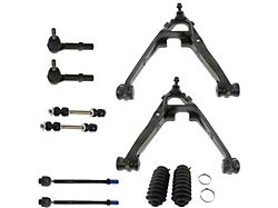 Front Lower Control Arms with Sway Bar Links and Tie Rods (07-13 Sierra 1500 w/ Stock Cast Iron Lower Control Arms)