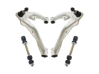 Front Lower Control Arms with Ball Joints and Sway Bar Links (14-17 Sierra 1500 w/ Aluminum Control Arms)