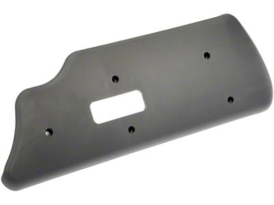 Front Seat Track Cover; Driver Side; Pewter (02-06 Sierra 1500)