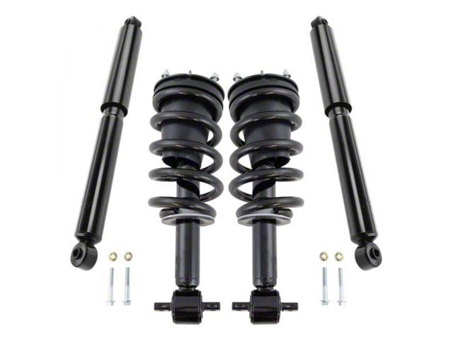 Front Strut and Spring Assemblies with Rear Shocks (14-18 2WD Sierra 1500)