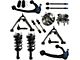 Front Strut and Spring Assemblies with Front Control Arms, Hub Assemblies and Tie Rods (07-13 2WD Sierra 1500 w/ Stock Cast Iron Control Arms & w/o Electronic Suspension)