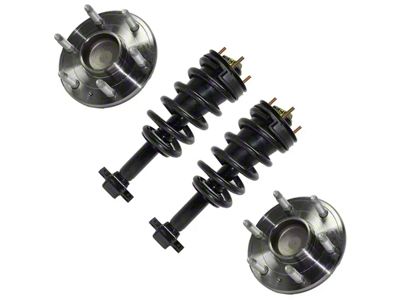 Front Strut and Spring Assemblies with Wheel Hub Assemblies (07-13 2WD Sierra 1500)