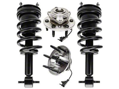 Front Strut and Spring Assemblies with Wheel Hub Assemblies (07-13 4WD Sierra 1500)