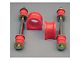 Front Sway Bar Bushing and End Link Kit; 36mm; Red (99-03 4WD Sierra 1500)