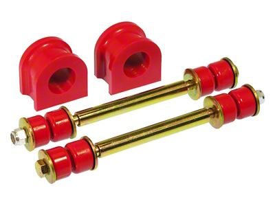 Front Sway Bar Bushing Kit; 1.13-Inch; Red (99-03 4WD Sierra 1500)
