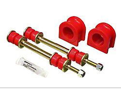 Front Sway Bar Bushings; 34mm; Red (07-18 Sierra 1500)