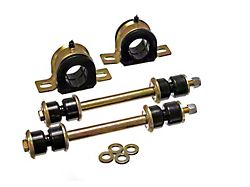 Front Sway Bar Bushings with Endlinks; 36mm; Black (99-04 Sierra 1500)