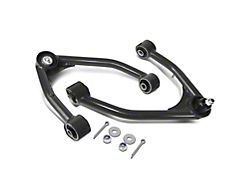 Front Upper Control Arms for 2 to 4-Inch Lift; Black (07-18 Sierra 1500 w/ Stock Cast or Stamped Steel Control Arms)