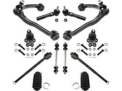 Front Upper Control Arms with Lower Ball Joints and Tie Rods (99-06 2WD Sierra 1500 w/ Front Coil Springs)