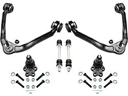 Front Upper Control Arms with Lower Ball Joints and Tie Rods (99-06 2WD Sierra 1500 w/ Front Coil Springs)