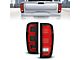 Full LED Tail Lights with Sequential Turn Signal; Black Housing; Clear Lens (19-24 Sierra 1500 w/ Factory Halogen Tail Lights)