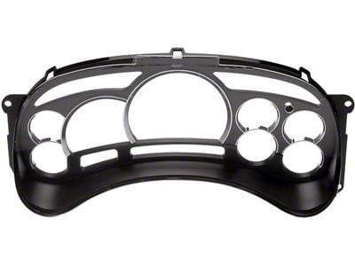 Instrument Cluster Lens Upgrade Kit; Stainless Steel (03-06 Sierra 1500 Extended Cab)