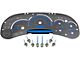 Instrument Cluster Upgrade Kit without Transmission Temperature; Stainless Steel (03-06 Sierra 1500)