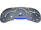 Instrument Cluster Upgrade Kit with Transmission Temperature; Stainless Steel (03-06 Sierra 1500 Extended Cab)