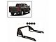 Gladiator Roll Bar with 7-Inch Black Round LED Lights; Black (01-24 Sierra 1500)