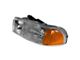 Halogen Headlight with Mounting Bracket; Chrome Housing; Clear Lens; Driver Side (99-06 Sierra 1500, Excluding C3 & Denali)