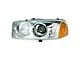 Headlight; Chrome Housing; Clear Lens; Driver Side (01-06 Sierra 1500 C3, Denali)