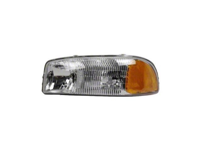 CAPA Replacement Headlight Combination Assembly; Driver Side; Composite (99-06 Sierra 1500)