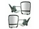 Heated Manual Towing Mirrors; Chrome (03-06 Sierra 1500)