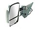 Heated Manual Towing Mirrors; Chrome (07-13 Sierra 1500)