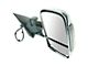 Heated Manual Towing Mirrors; Chrome (14-18 Sierra 1500)