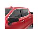 EGR In-Channel Window Visors; Front and Rear; Matte Black (19-25 Sierra 1500 Crew Cab)