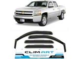 in-Channel Window Deflectors (07-13 Sierra 1500 Crew Cab)