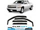 in-Channel Window Deflectors (07-13 Sierra 1500 Crew Cab)