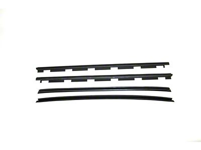 Inner and Outer Door Belt Weatherstrip; Driver and Passenger Side (99-02 Sierra 1500)