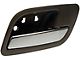 Interior Door Handle; Cashmere Brown and Chrome; Rear Passenger Side (07-13 Sierra 1500 Crew Cab)