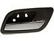 Interior Door Handle; Cashmere Brown and Chrome; Rear Passenger Side (07-13 Sierra 1500 Crew Cab)