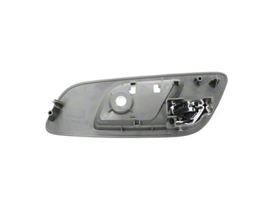 Interior Door Handle; Front Driver Side; Chrome and Dark Gray (07-13 Sierra 1500 w/o Memory Seats)