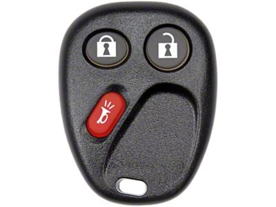 Keyless Entry Remote Case; Black (03-06 Sierra 1500)