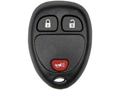 Keyless Entry Remote Case; Black (07-13 Sierra 1500)