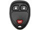 Keyless Entry Remote Case; Black (07-13 Sierra 1500)