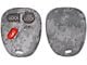 Keyless Entry Remote Case; Gray Digital Camouflage (99-02 Sierra 1500)