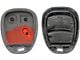 Keyless Entry Remote Case; Gray Digital Camouflage (99-02 Sierra 1500)