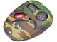 Keyless Entry Remote Case; Green Camouflage (99-02 Sierra 1500)