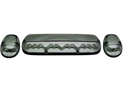 LED Cab Roof Lights; Platinum Smoke (99-06 Sierra 1500)