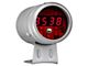 LED Digital Tachometer and Shift Light; Silver and Red (Universal; Some Adaptation May Be Required)