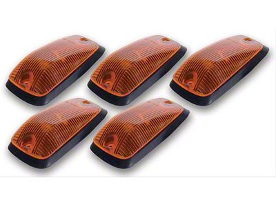 LED Hi-5 Cab Roof Light Kit; Amber (99-02 Sierra 1500)