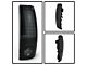 LED Tail Lights; Black Housing; Smoked Lens (99-02 Sierra 1500 Fleetside)