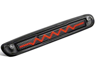 Sequential Heartbeat LED Third Brake Light; Black (07-13 Sierra 1500)