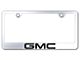 GMC Laser Etched License Plate Frame (Universal; Some Adaptation May Be Required)