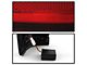 Light Bar Style LED Tail Lights; Chrome Housing; Red Clear Lens (99-06 Sierra 1500 Fleetside)