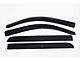 Low Profile Ventvisor Window Deflectors; Front and Rear; Dark Smoke (14-18 Sierra 1500 Crew Cab)